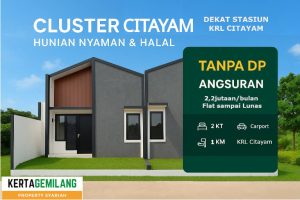 Omah 33 Citayam kpr bank syariah dekat stasiun citayam