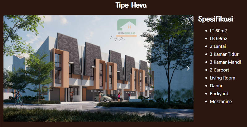Heva- perumahan kpr bank syariah cibinong