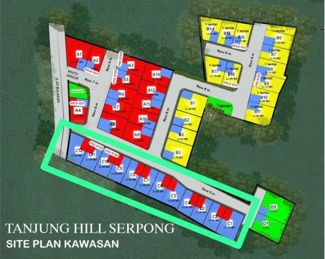 Siteplan Tandjung Hills Serpong